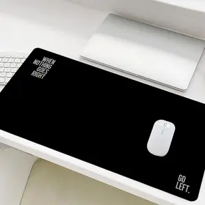 Large Gaming Mouse Pad, 1 Count Rectangle Desk Keyboard Mat, Non-slip Rubber Base Stitched Edge Desk Pad, Office Desk Accessories for Home Office Game