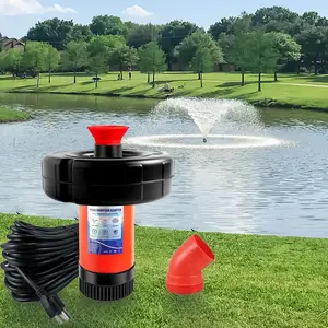 Hot Sell 750W Water Fountain Pond Fountain Aerator, 1HP 15000 GPH Floating Aerating Pump, 120ft Power Cord for Ponds & Lakes （120V）