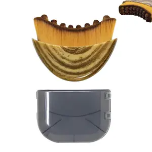 Lymphatic Contour Face Brush for Jawline & Chin Sculpting – Dry Brushing Massager for Lymphatic Drainage & Facial Fatigue Relief, Ergonomically Designed to Fit The Skin Precisely Smooth Daily