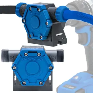 RotoPump Water Pump Self Priming 12.5 Gallons Per Minute. Lightweight and Portable. Siphon Standing Water in Tubs, Sinks, Showers, , Aquariums, Water Heaters and more