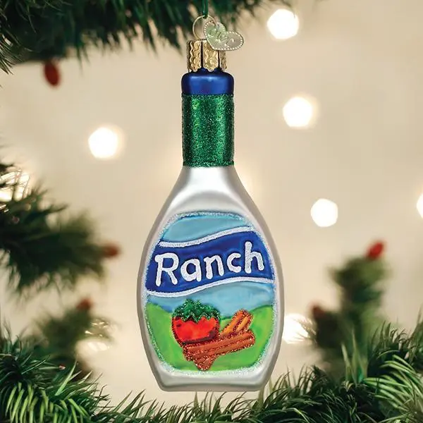 Old World Christmas® Ranch Dressing Glass Ornament