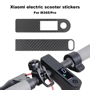 Carbon Fiber Protective Film Sticker for Xiao Mi M365 PRO Electric Scooter Centrol Control Dashboard and Accelerator, Aesthetic Xiao Mi Electric Scooter Accessories Switch Panel Button Instrument Cover Throttle Carbon Fiber Film Sticker