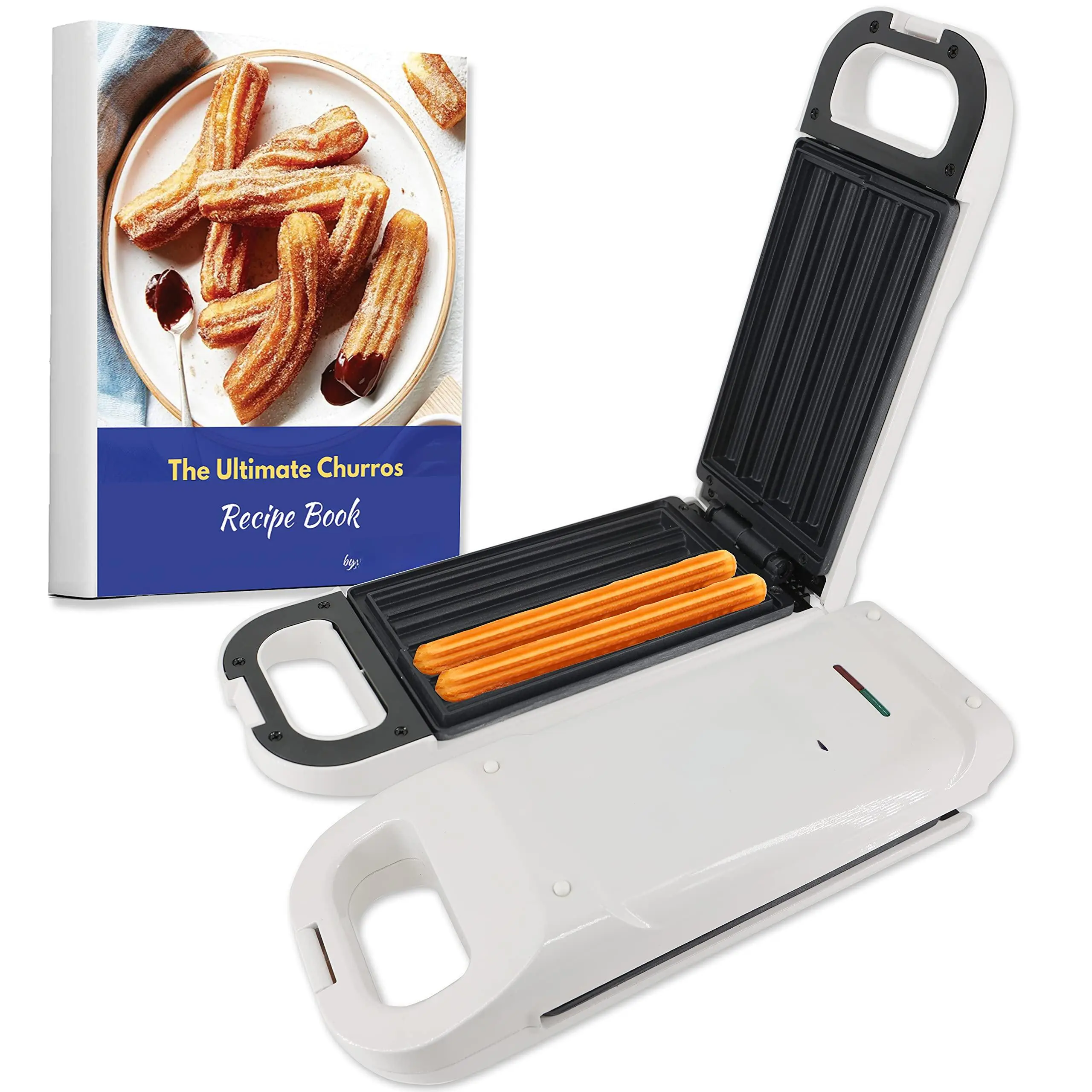 Churro Maker By  With Free Recipe E-book - Cook And Oil-free Churros In Just Minutes 110-120v 60hz 750w (model: Sb-sw903)