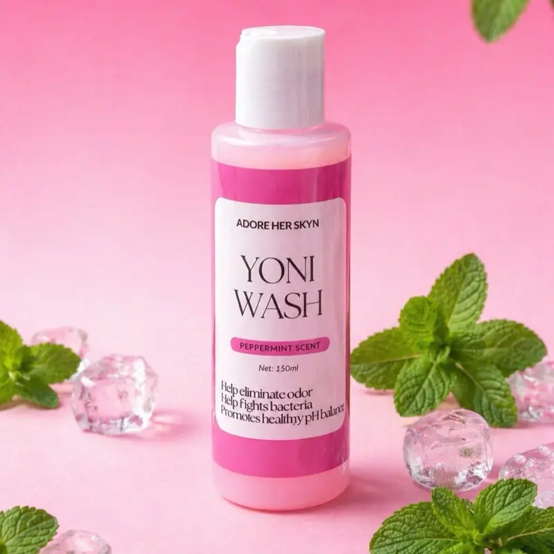 Mint body wash for gentle daily cleansing