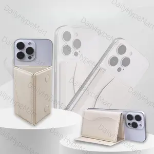 Tri-Fold Magnetic Card Holder, Large Capacity for All Phones