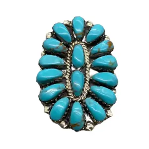 Handmade Native American cluster ring