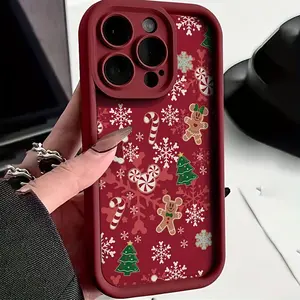 New winter Christmas design suitable for iPhone 17 16 15 14 13 12 11 PRO MAX PLUS AIR and 16E AIR XR XS MAX 7 8 Plus Series phone case