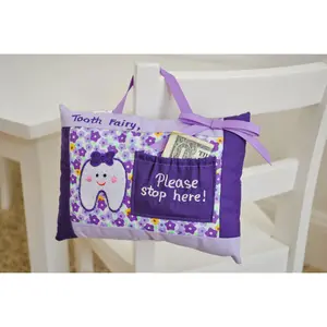 My Tooth Fairy Pillow (Purple)