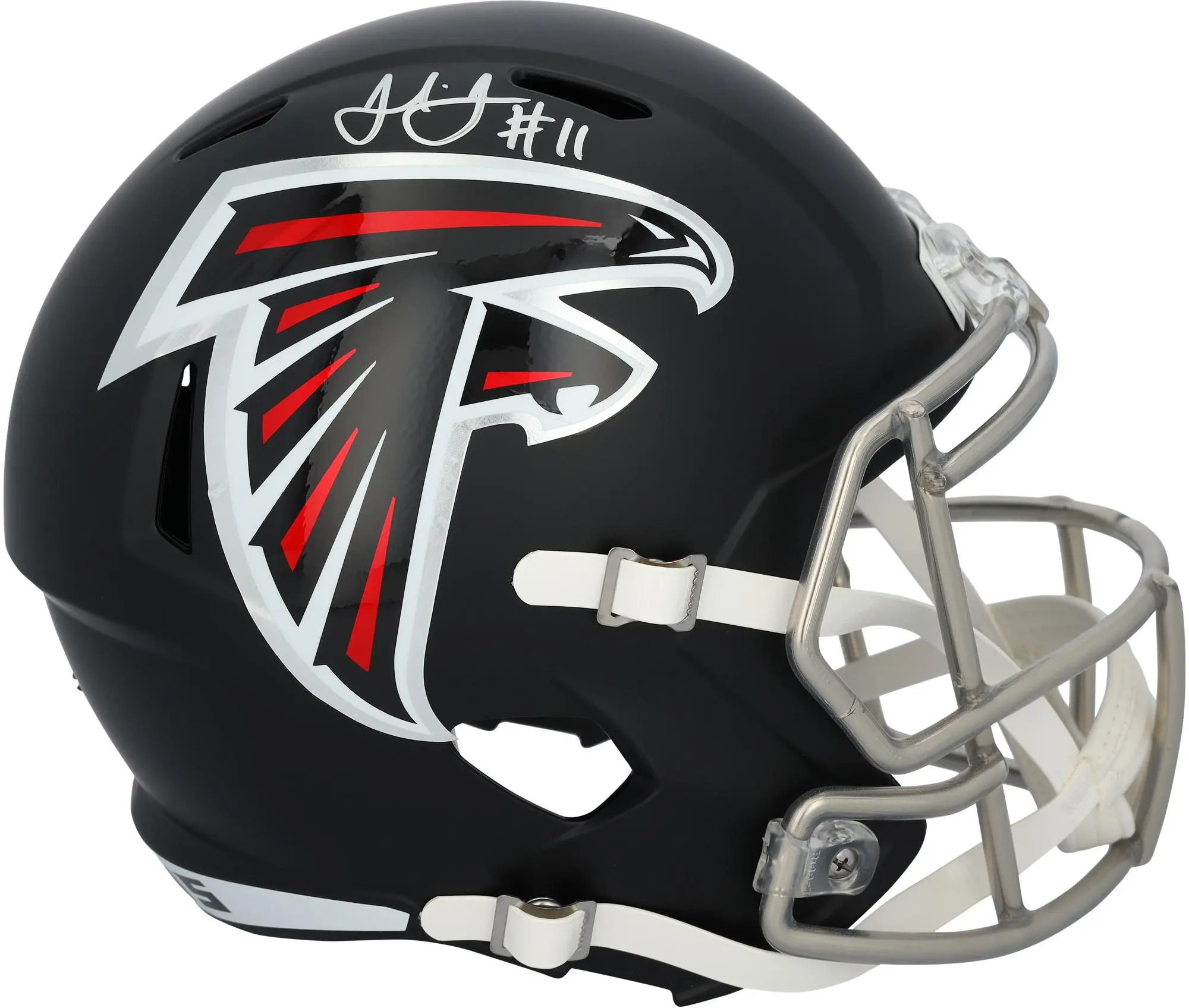 Julio Jones Atlanta Falcons Autographed Riddell Speed Replica Helmet - Fanatics Authentic Certified
