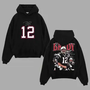 The GOAT Tom Brady 12 Patriots Nation Outfit Cotton Hoodie, T-Shirt And Sweatshirt, Team TB12 Nation Shirt, Game Day Outfits