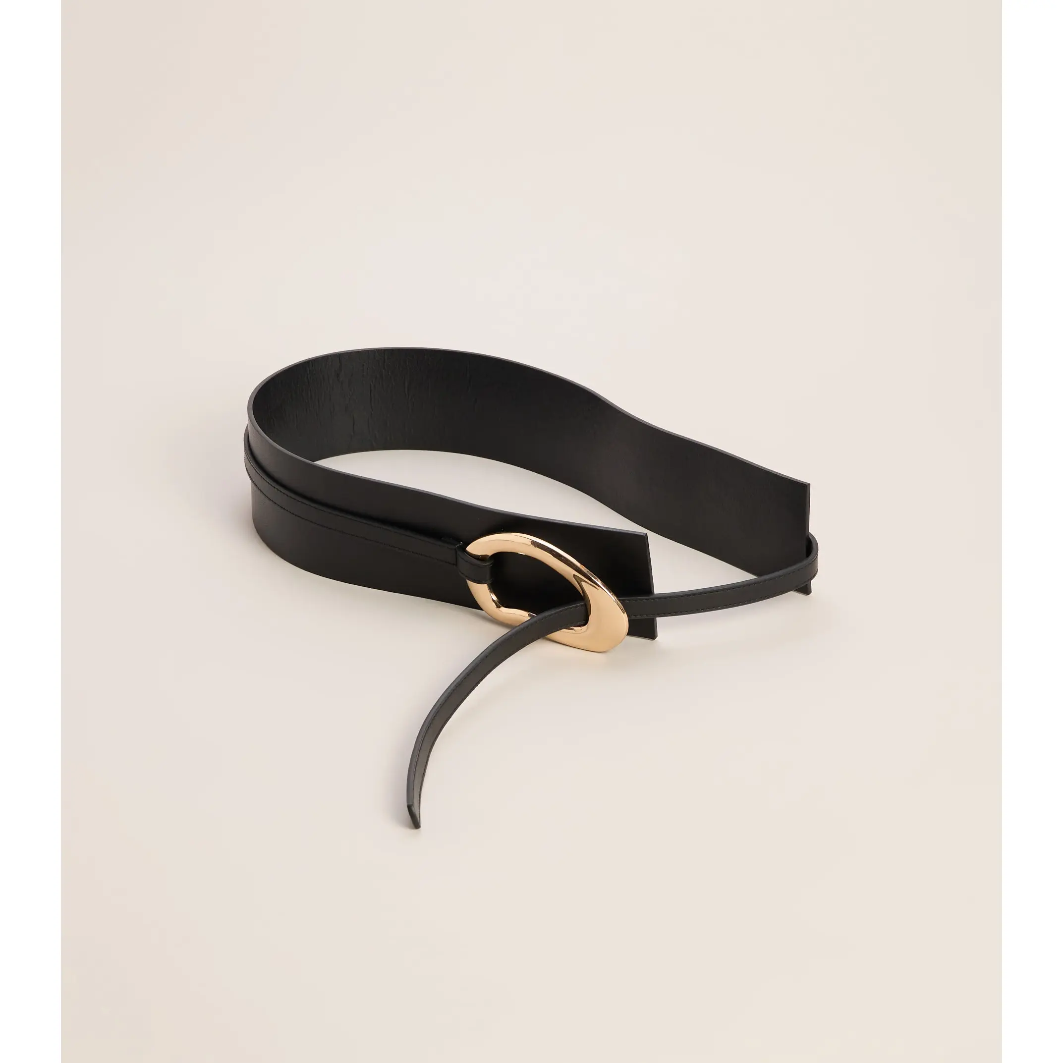 Chic Definition Double-Strap Faux Leather Belt