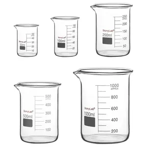 Glass Beaker Set, 5 Pack