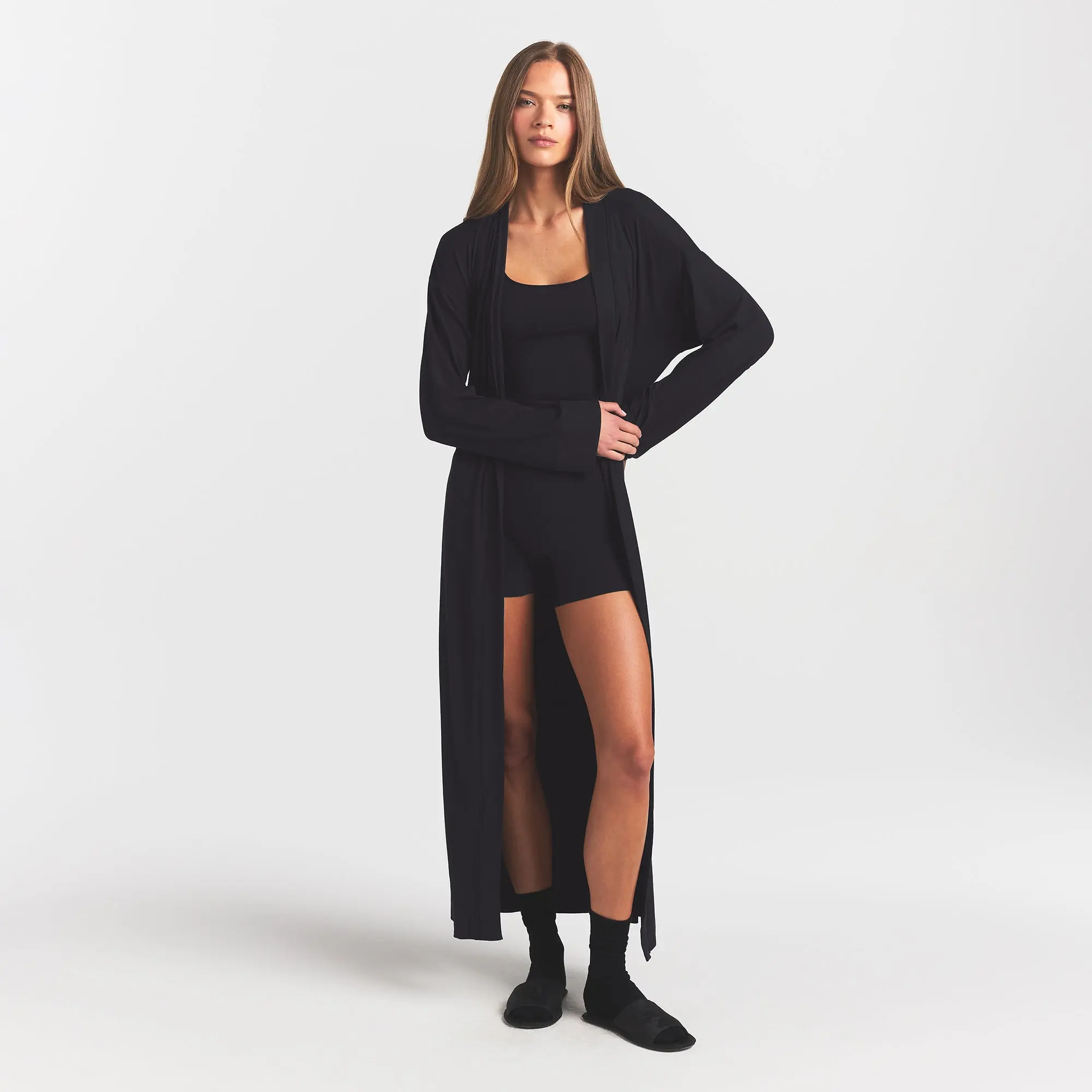 SKIMS SOFT LOUNGE LONG ROBE SKIMS SOFT LOUNGE LONG ROBE