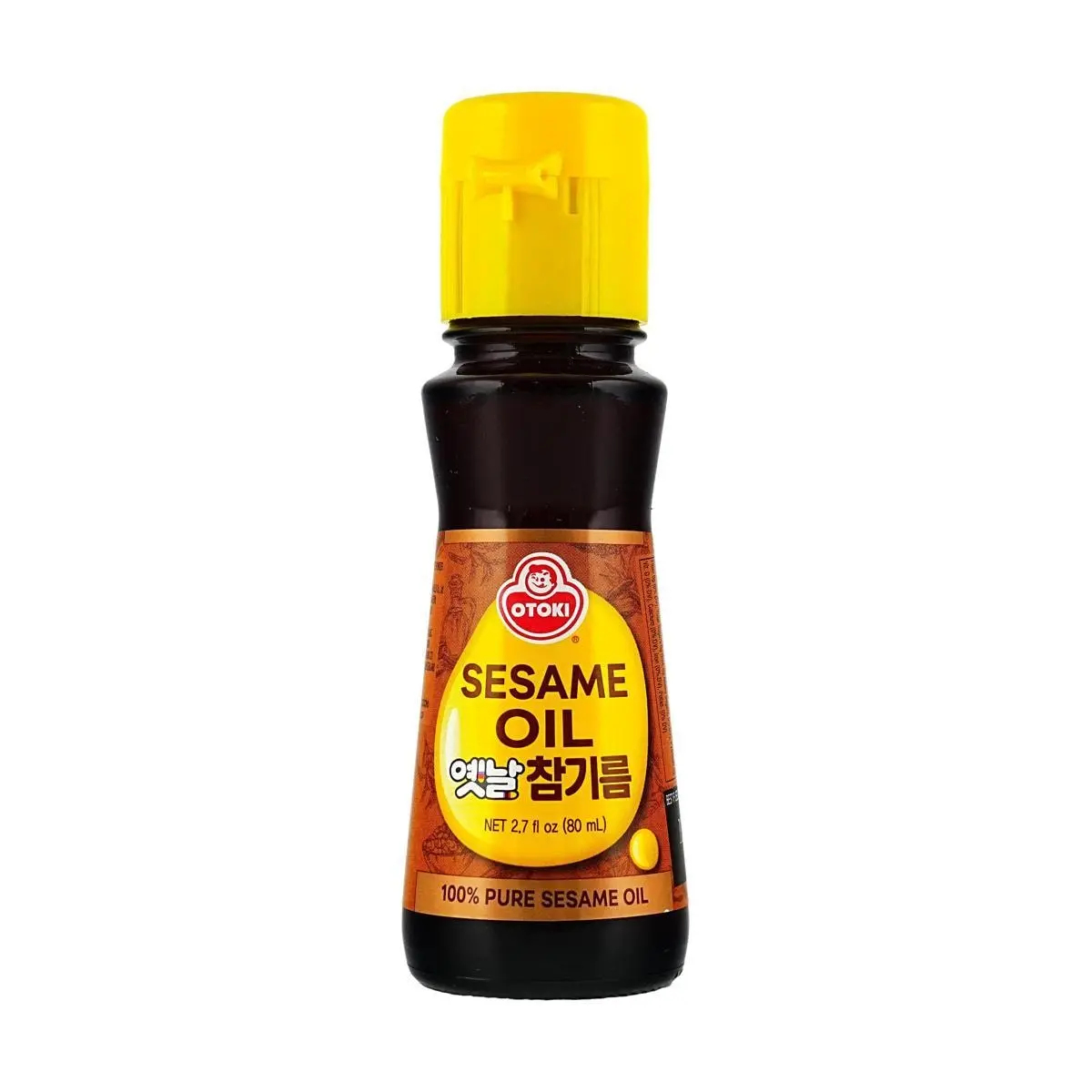 OTTOGI Korean Sesame Oil 80ml - Premium Roasted Flavor for Cooking & Seasoning