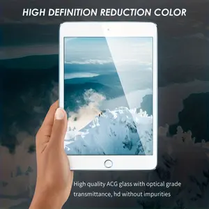 2-piece set suitable for iPad Mini 1, 2, 3 7.9-inch screen tempered protective film