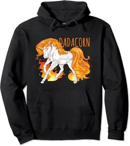 Dadacorn Body Build Unicorn Dad Best Papa Ever Awesome Pullover Hoodie - Alizejaqua Shop 88B09DX74DQY