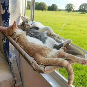 【Already have 10K favorites】Cat Window Perch，Easy to Assemble For Large Cats & Multi-Cat Homes，Cat Window Hammock – Mess-Free Waterproof Cats Window，Indoor Cat Seat,Suction Cup Pet Hanging Bed，Comfortable Sunbathing Lounger for Indoor Cats tiktokshopsprin