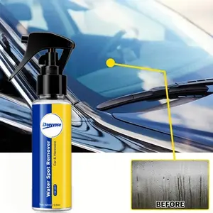 Professional Car Glass Oil Film Remover, Windshield Cleaner, Scratch Repair, Powerful Hard Water Spot Remover and De-Scaler