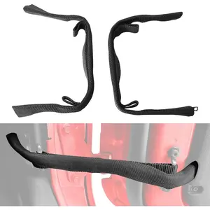 Door Strap For Jeep Wrangler,Door Limiting Straps For Jeep Wrangler JK,JKU 2007-2018,Heavy Duty,Door Check Straps(2PCS)