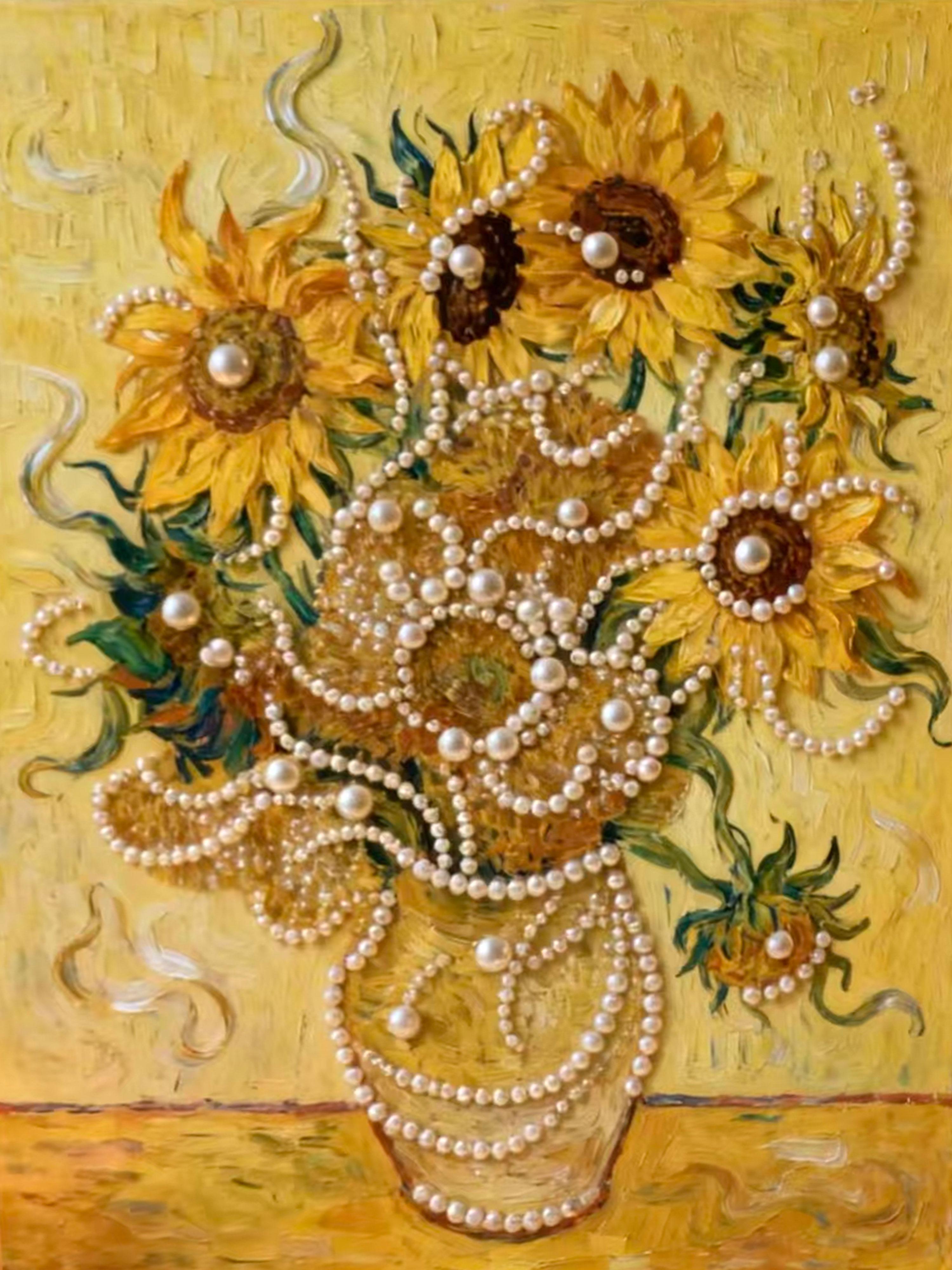 Shining Pearl DIY Art Painting - Easy for beginners, a exquisite handcrafted light luxury choice, elegant finished piece that brings artistic flair to your home space