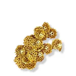 Tassell 10pcs End Caps Gold or Silver for Beads Pens - Decorative Accents for Crafting and DIY Projects