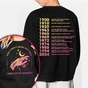 They Didn't Burn Witches They Burned Women Shirt, Feminlst Witch T-shirt, Feminlst, Women's Rights, EquaIlty, Halloween Feminism Sweatshirt