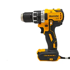 20V cordless drill, Impact drill, brushless dual-speed, with LED light, (battery not included) compatible with DeWalt 20V batteries, suitable for drilling. 