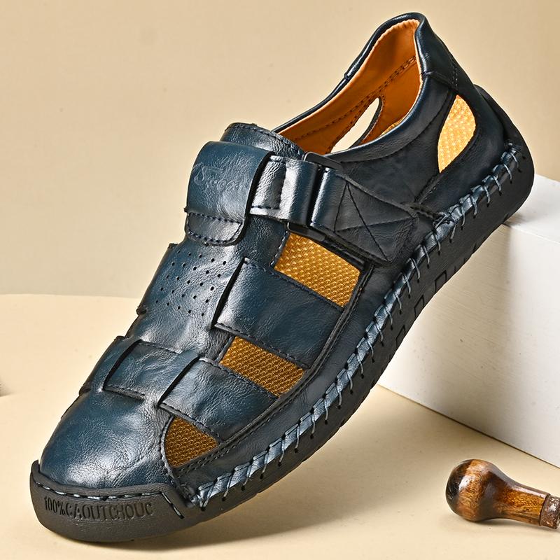 Men's Sport Sandals Closed Toe Outdoor Handmade Sandal Summer Beach Sandal Fisherman Sandals Lightweight & Versatile