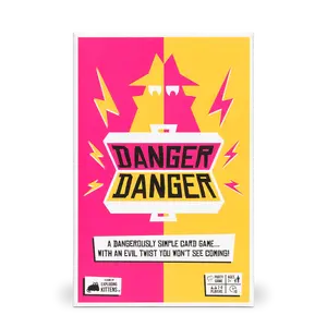 Exploding Kittens Danger Danger 10 Minute Team Card Game for Ages 7+ - Outwit Outplay Outscore - Quick Learn & Fast Paced Fun for Families & Parties