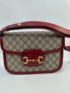 Pre-owned GUCCI Matelassé Calfskin Leather Shoulder Bags Horsebit 1955 Shoulder Bag （BF 12）KY02653