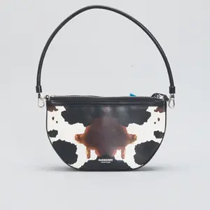 Pre-owned BURBERRY cowhide Shoulder Bags Calfskin Camouflage Olympia Shoulder Bag BGP195924