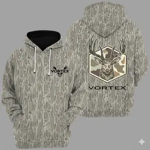 Buck Shield Deer Camo Shirt – Whitetail Head Graphic T-Shirt Sweatshirt Hoodie, Hunting & Outdoor Lifestyle Apparel Unisex