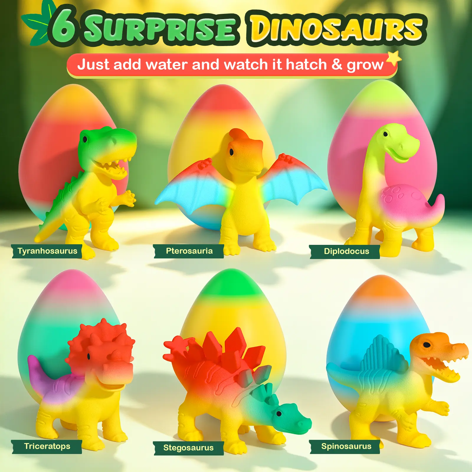Dinosaur-6 Pack