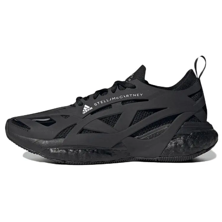 Adidas Stella McCartney X Women's SolarGlide Triple Black' Comfort Low Top Running Shoes HQ5961