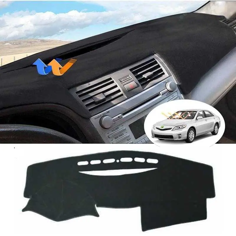 Motorbymotor Anti-Slip Pad for Car Dashboard Compatible with Toyota Camry 2007-2011, Environment-Friendly Carpet Cover, UV Radiation-Minimizing Sunshield, Car Accessory, Interior Auto Decorative Accessory Enhances Windshield Brightness