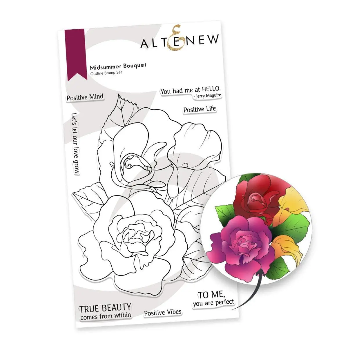 Midsummer Bouquet Stamp Set