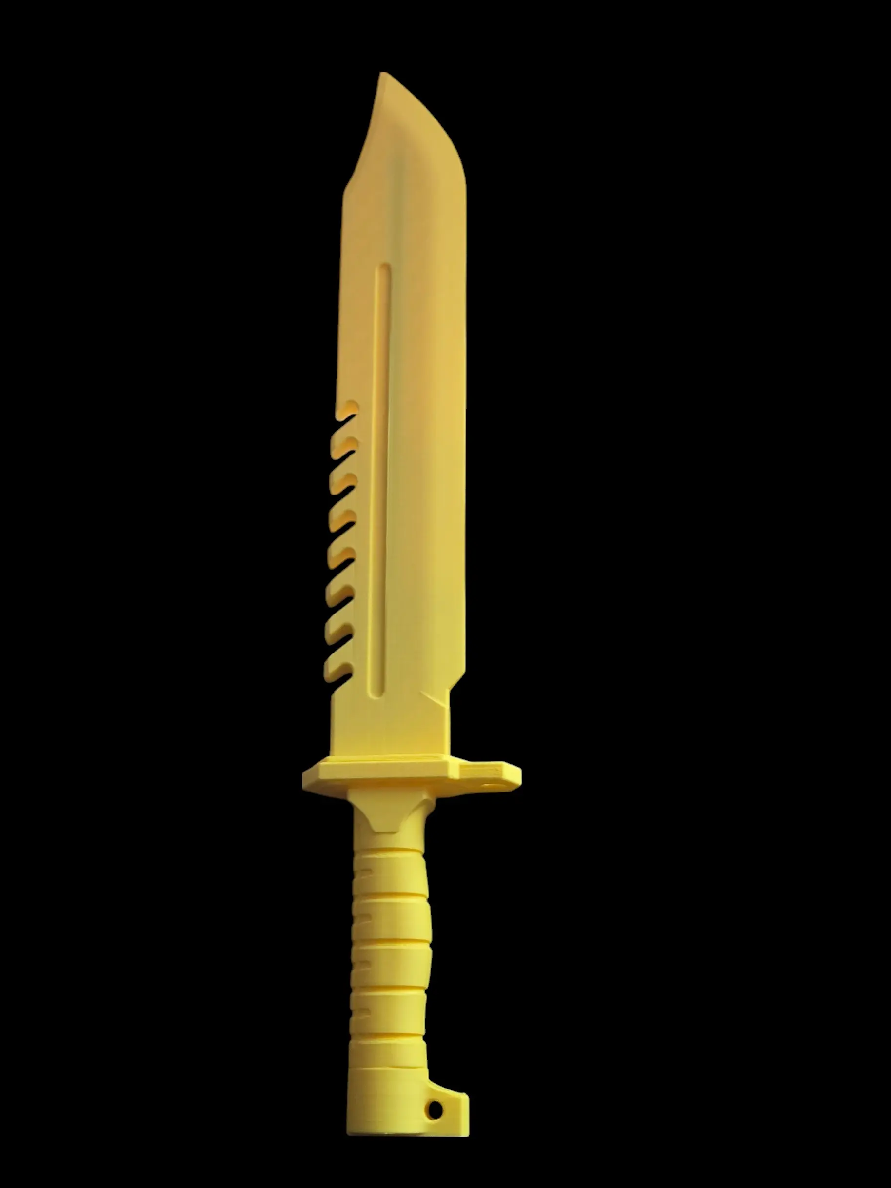 3D Printed Warhammer Style Combat Knife for Cosplay and Fashion