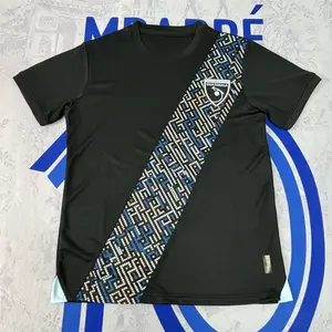 2025 Guatemala National Team Third Away Black Short Sleeve Soccer Jersey Fans Version Breathable