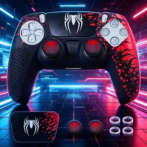 Anti-Slip Silicone Skin for Ps5 Controller, Ps5 Controller Accessories, Soft Protective Cover Case for PlayStation 5 Control Grip with Touch Pad Stickers, Gaming Accessories
