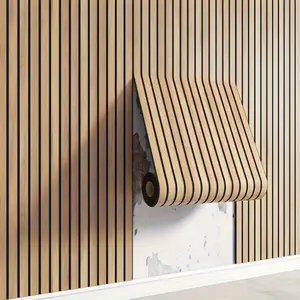 3d Self-adhesive Wall Panel - Thickened Textured Wood Grain Design, Easy Apply Home Renovation Tile Sticker, 1/3 Roll for Stylish Modern Walls, Easy Installation | Natural Wood Look | Undulating Pattern, Wood Wall Panels