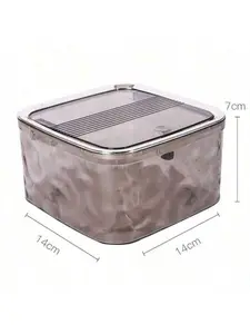 Clear Acrylic Hair Accessory Organizer Box – Luxury Storage Case for Hair Clips, Ties, Headbands, Jewelry & Makeup Essentials, Aesthetic Vanity Organizer