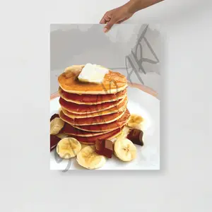 Pancakes   Smard Black Wall Art Print/ Canvas for Home /Office Decor - Smard Black Wall Art Print/ Canvas for Home /Office Decor