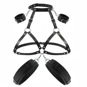 Edgy Black Harness Set Women Bold Outfit Upgrade Festival Look