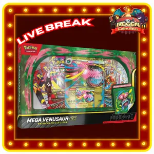 Pokemon TCG [ENG] Mega Venusaur EX Premium Collection  - LIVE RIP AND SHIP
