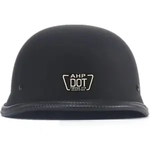 German Style Motorcycle Helmet,Adult Half Helmet Open Face DOT Approved, Motorcycle Cruiser Scooter Cool Helmet