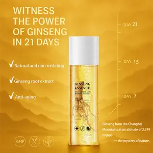 jl2.Natural Ginseng Anti-Aging Hydrating Essence Water – 100% Wild Ginseng from Himalayas, Deep Moisture & Wrinkle Care for All Skin Types    Firming Skincare Serums Moisturizer Gentle