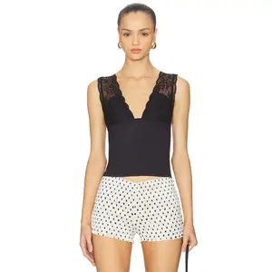 Free People Power Play Cami in Black