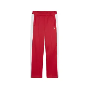 PUMA Womens T7 Always On Straight Pants Op Casual - Red
