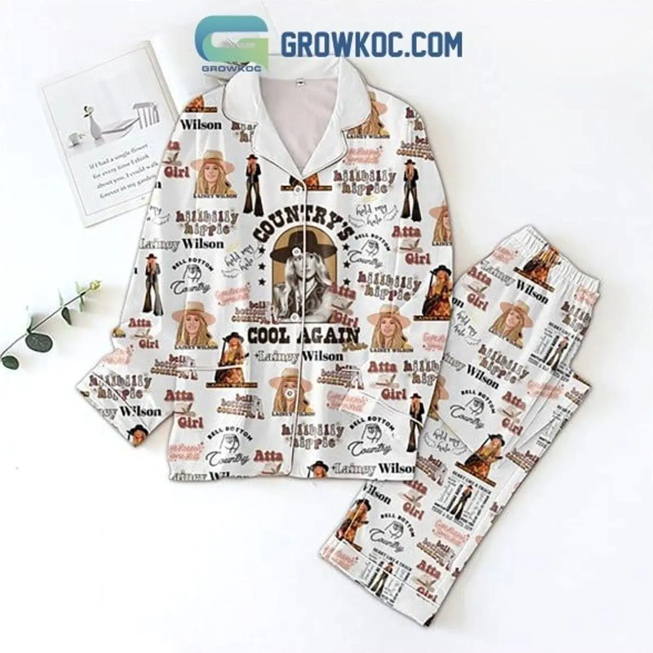 Lainey Wilson Country’s Cool Again Pajamas Set