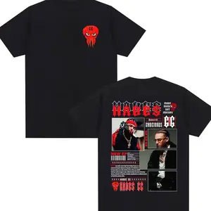 Rapper Hades 66 Album 2025 Graphic T-Shirt Men's Gothic Fashion Hip Hop T Shirts Casual Cotton Short Sleeve T-shirts Streetwear 0